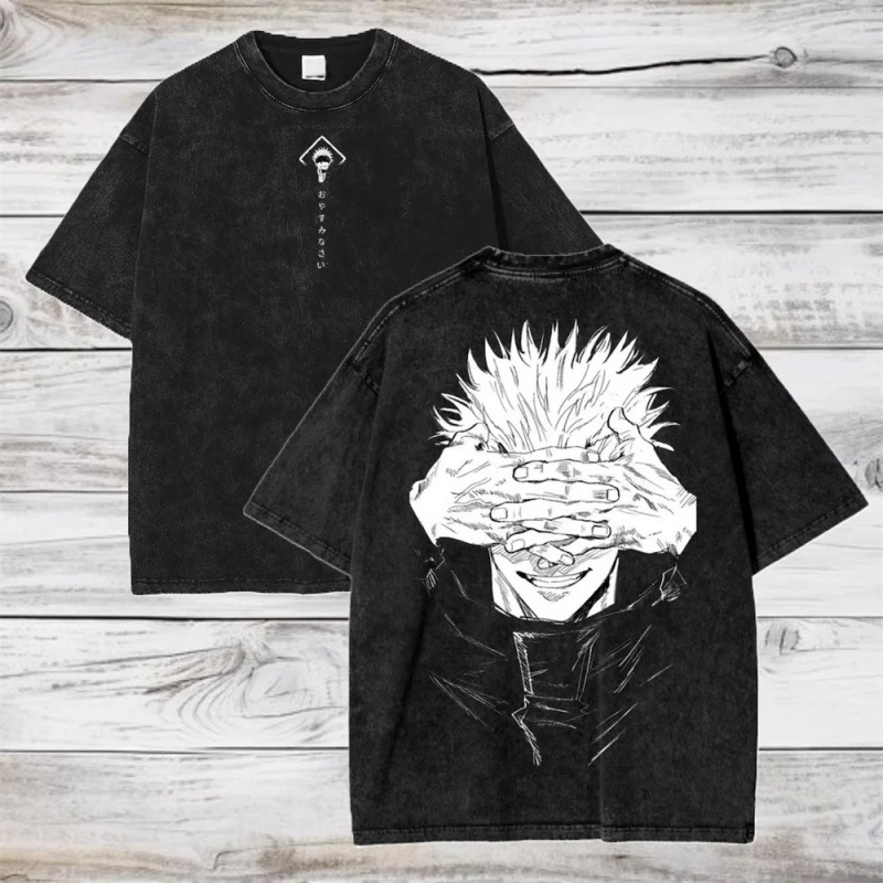 Summer Away Clothing - Gojo Satoru Jujutsu Kaisen T-shirt Mannen
