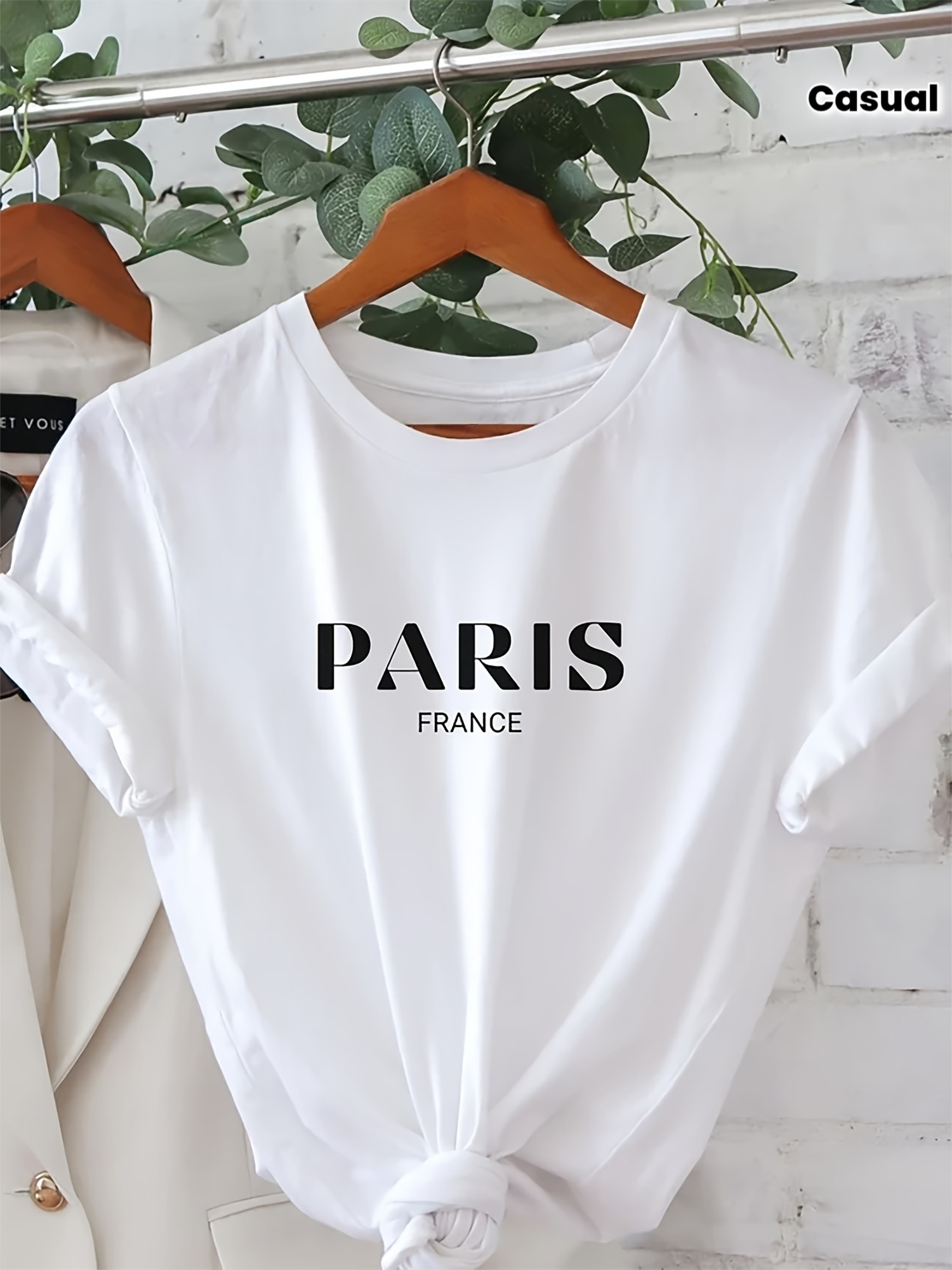 Summer Clothing In Paris - Dames casual T-shirt met korte mouwen
