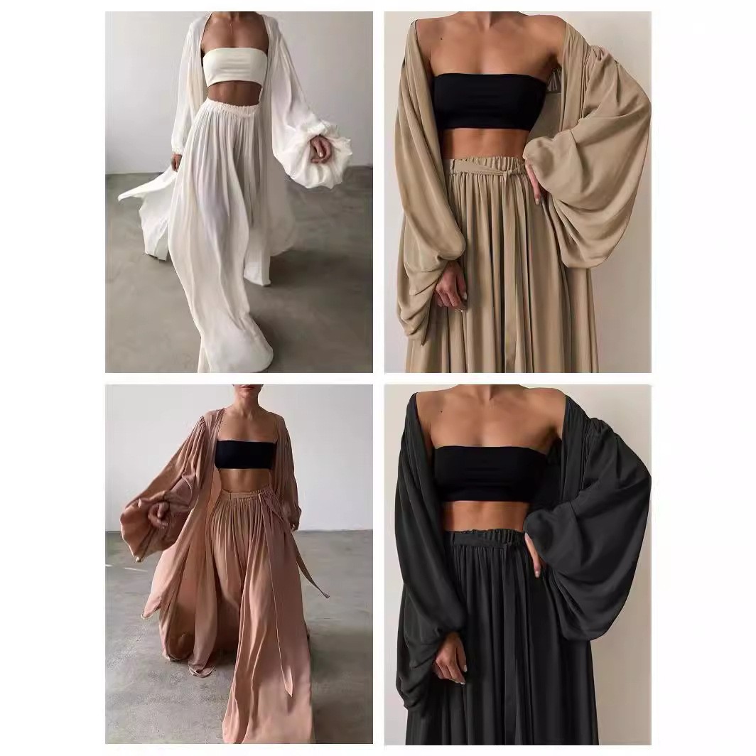 Summer Clothing Sets Women - Zomer lente dameskleding tweedelig set lange