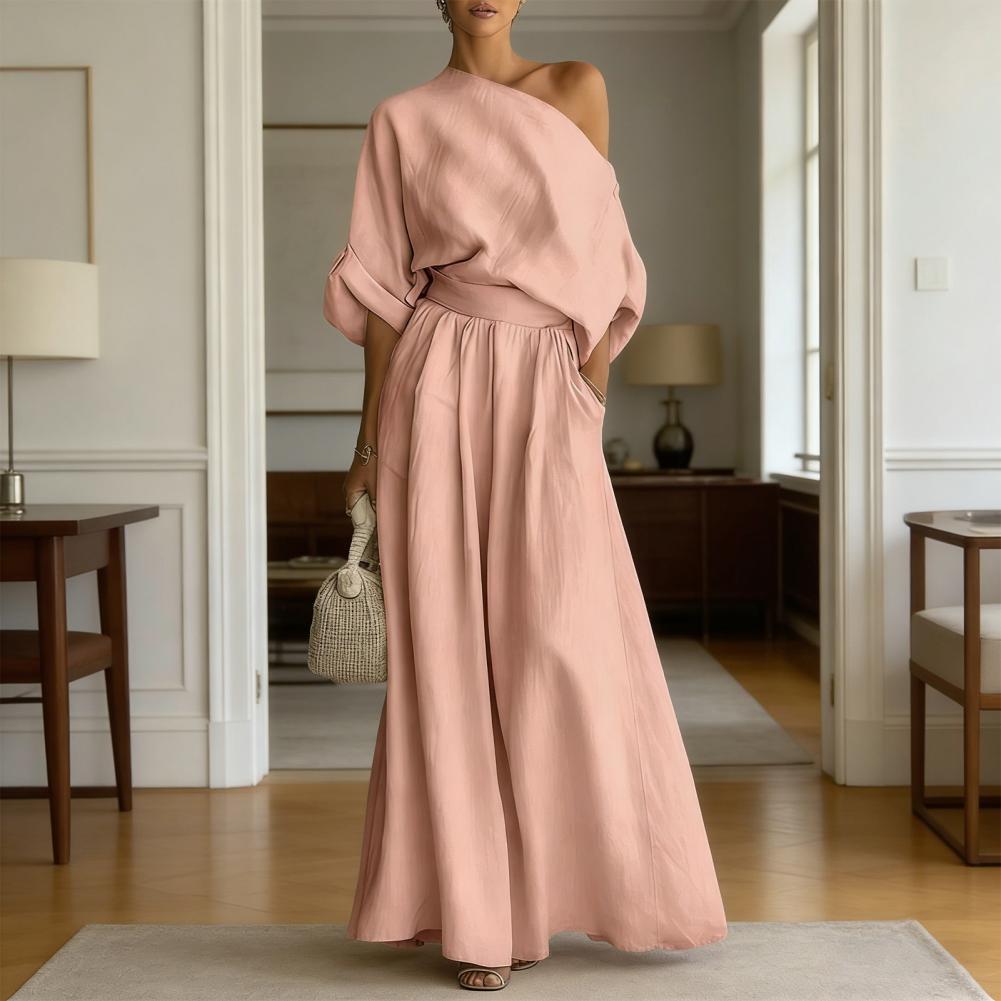 Summer Clothing Europe - Damesblousebroekenset Elegante Europese en Amerikaanse taille-aansluitende