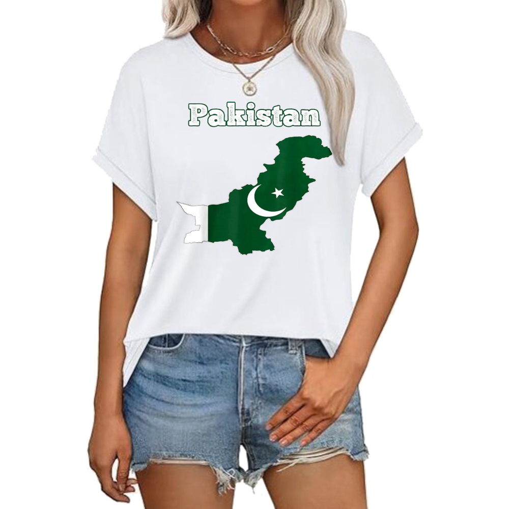 Summer Clothing Pakistan - Pakistan Vlag 14 Augustus T-shirt Patriottische