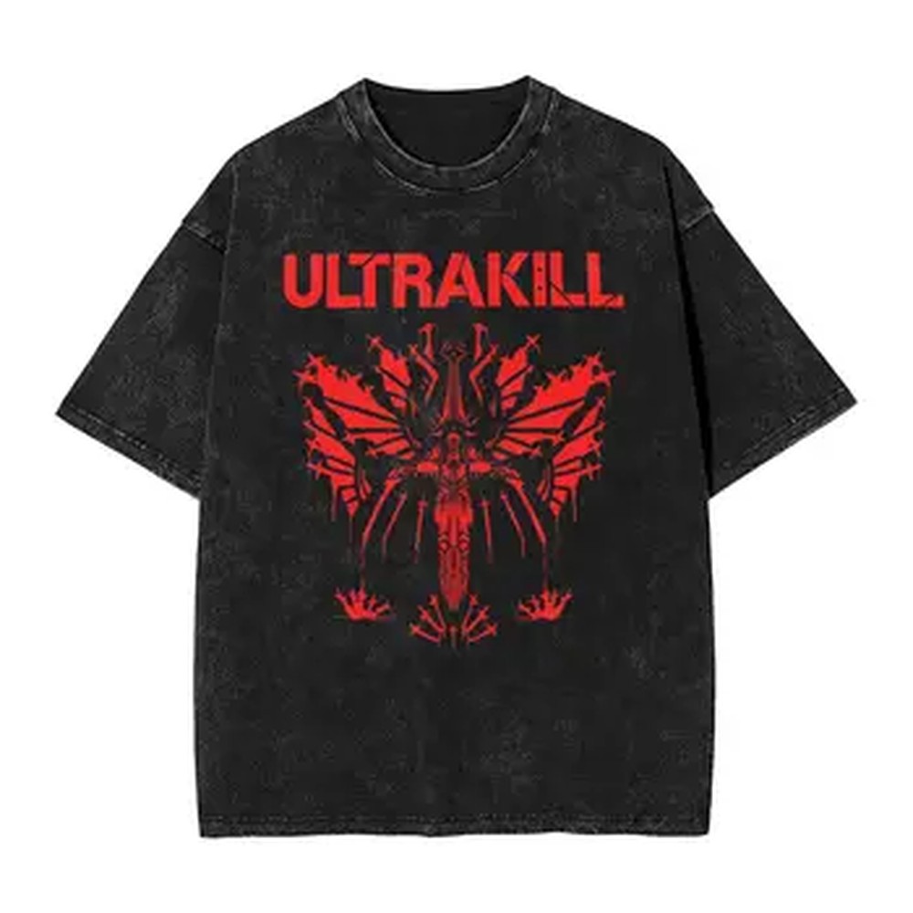Summer Games Clothing - Geweldige Ultrakill Shooting Game T-shirts Herenkleding