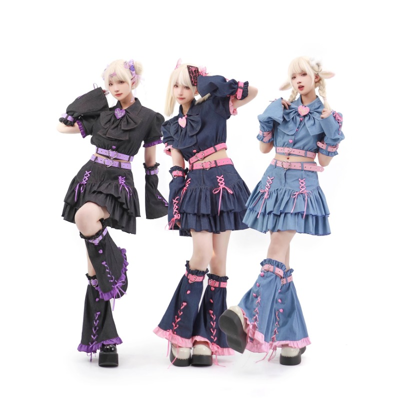 Summer Clothing Y2K - 2024 Denim Lieverd Y 2K Set