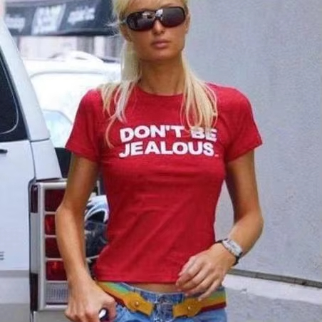 Summer Clothing In Paris - Paris Hilton 'don't Be Jealous' Bedrukt
