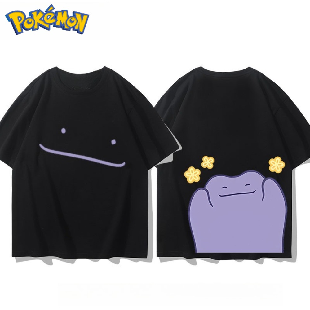 Summer Games Clothing - 2026 Zomer Pokemon Ditto dubbelzijdig T-shirt