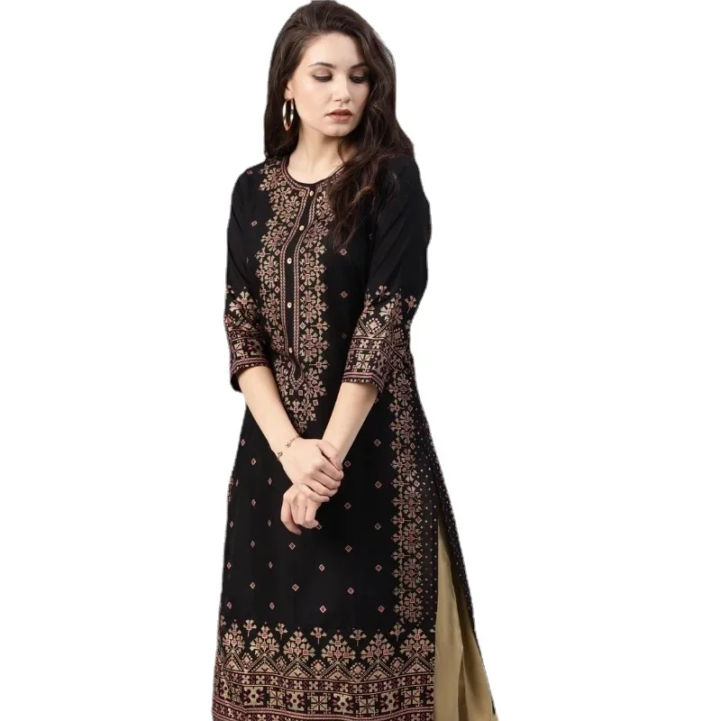 Summer Clothing Pakistan - Indiase jurk Kurtas voor dames lente