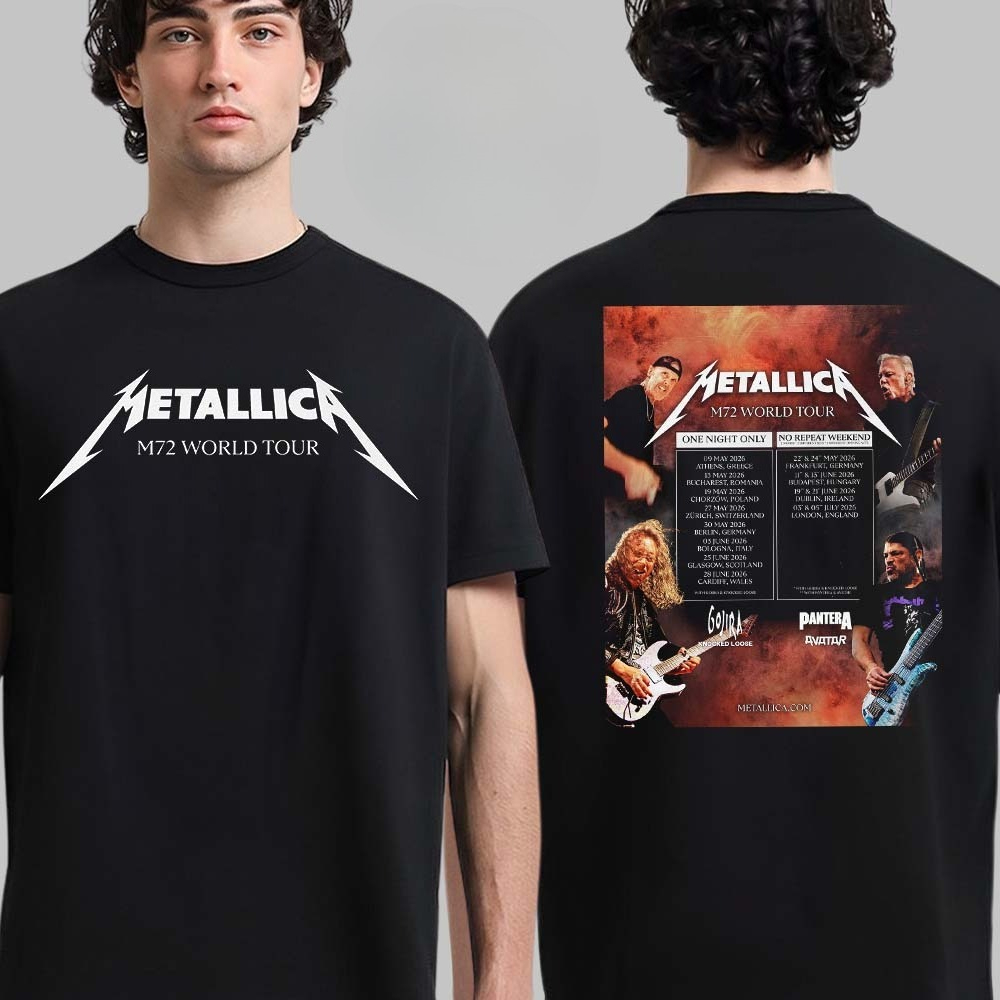 Metallica M72 World Tour Retur - Summer Clothing Europe recensie en prijs