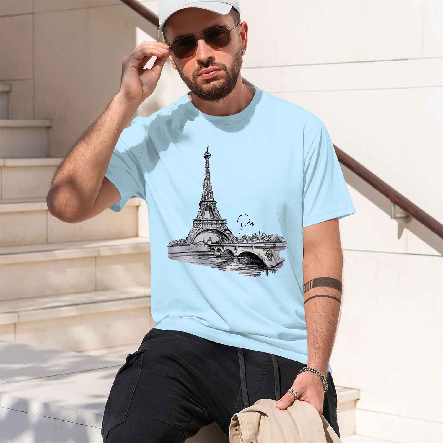 Dames T-shirt jaren 90 Paris p - Summer Clothing In Paris recensie en prijs