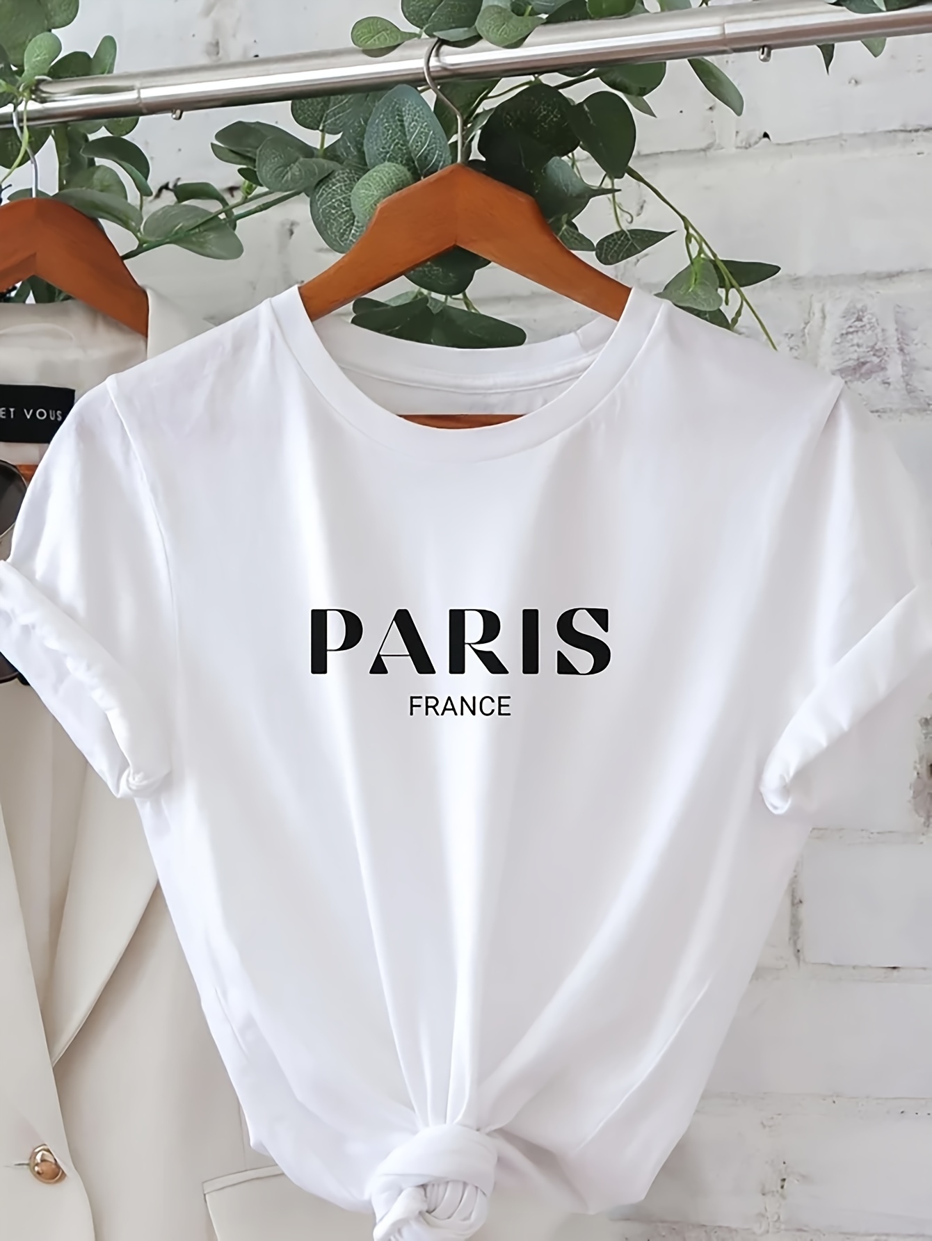 Dames casual T-shirt met korte - Summer Clothing In Paris recensie en prijs