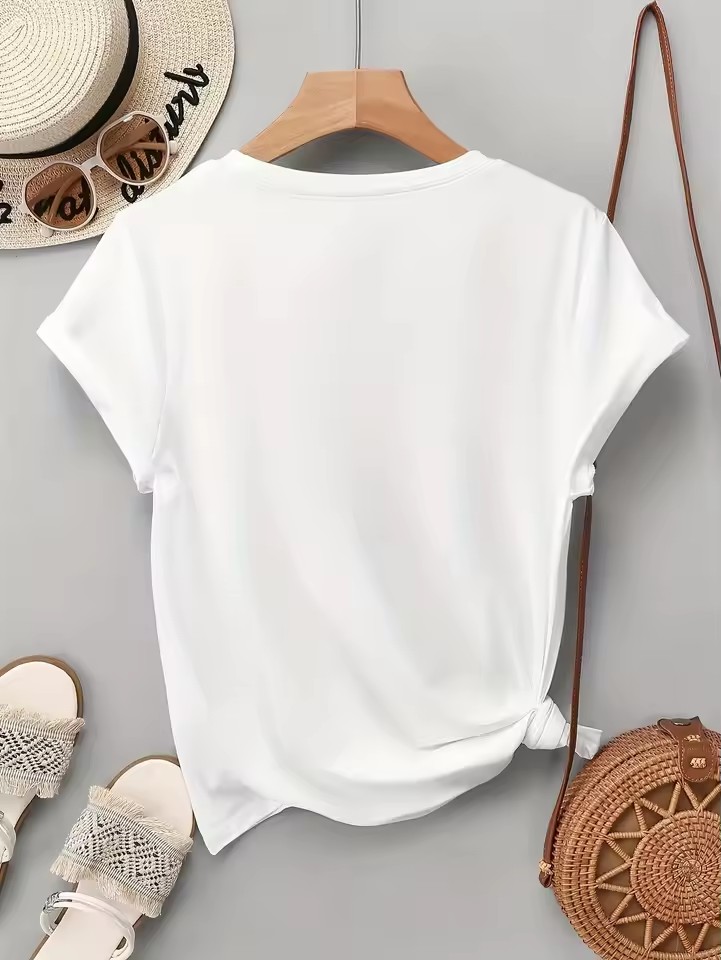 Modieus Grafisch T-shirt met P - Summer Clothing In Paris recensie en prijs