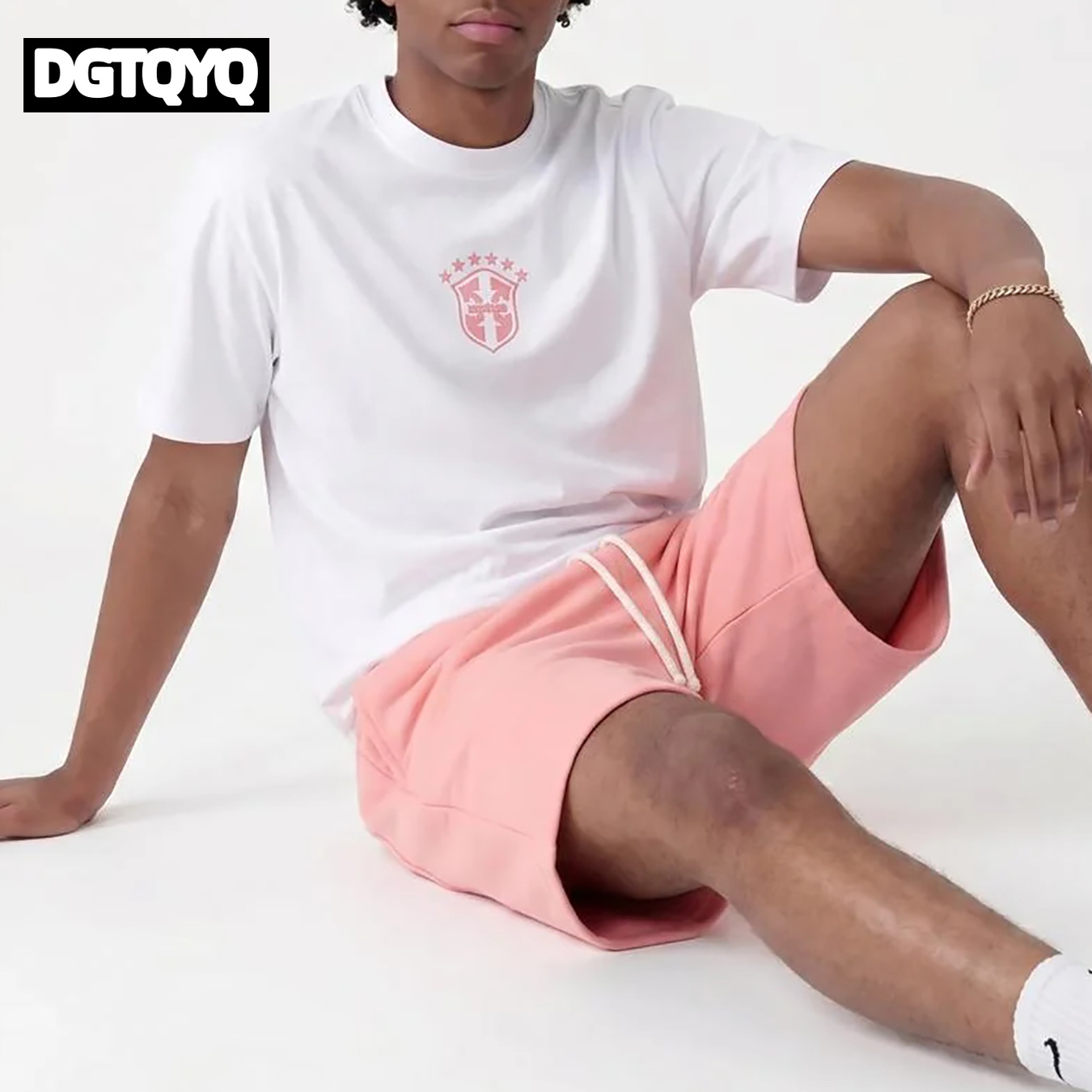 Zomerse nieuwe roze geborduurd - Summer Clothing Sets Women recensie en prijs