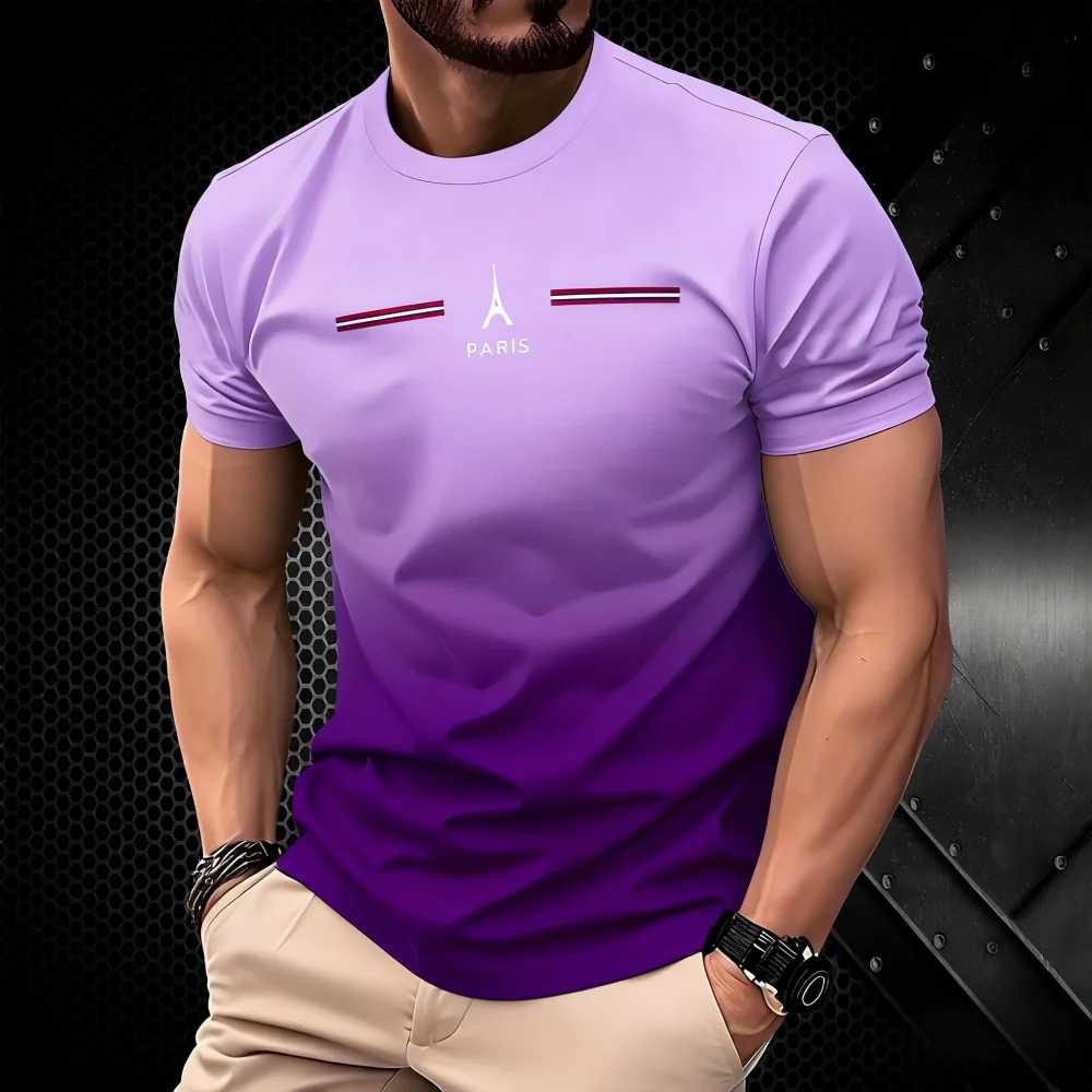 Zomer Herenkleding 3D Gradiënt - Summer Clothing In Paris recensie en prijs