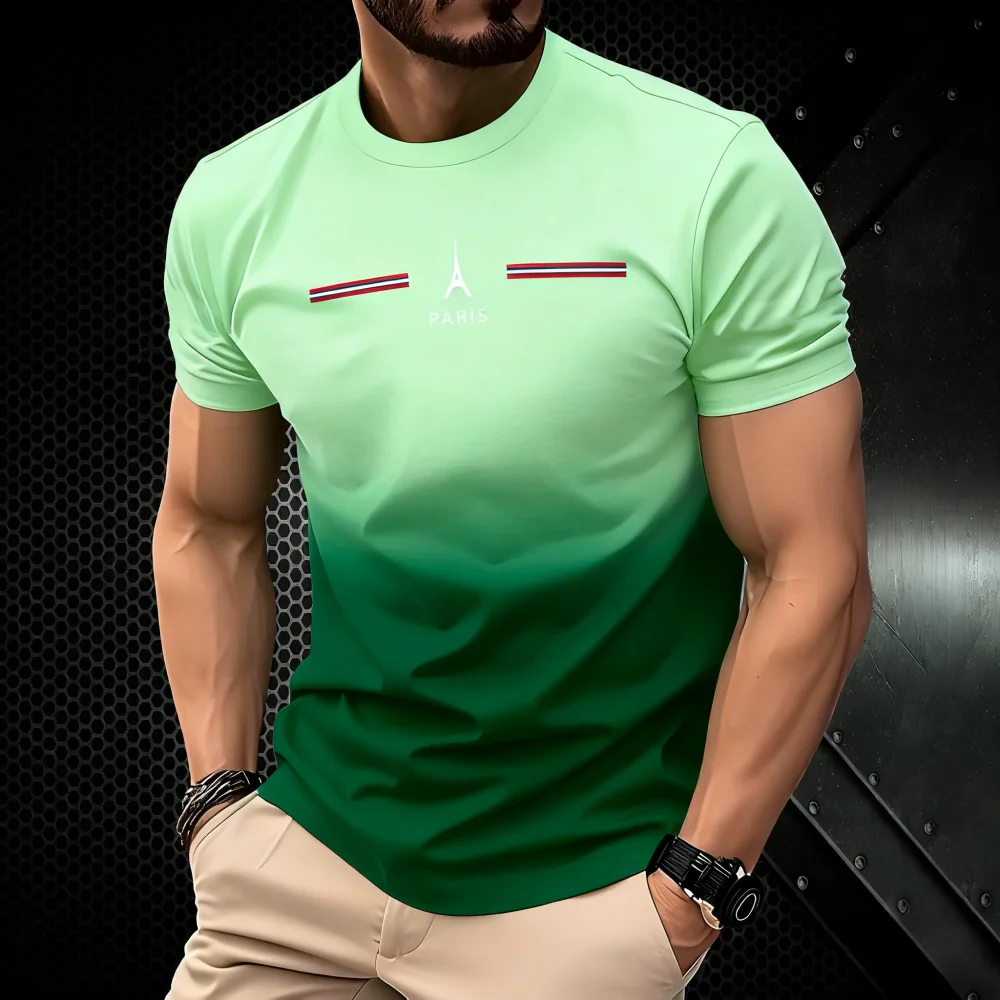Zomer Herenkleding 3D Gradiënt - Summer Clothing In Paris recensie en prijs
