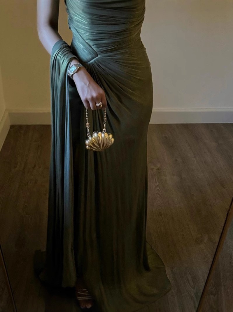 Luxe feestjurk maxi-jurk dames - Summer Green Clothing recensie en prijs