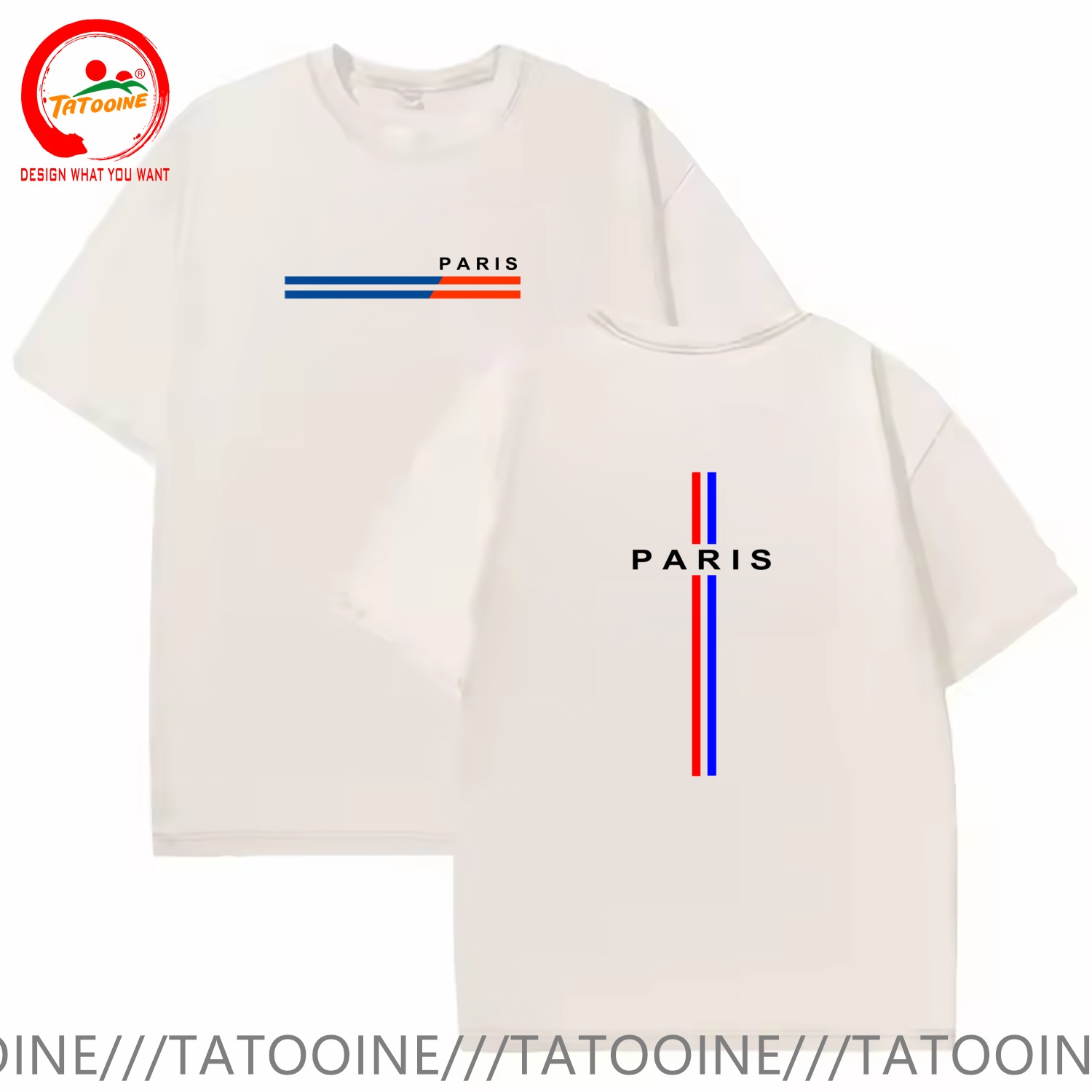 Vintage gewassen katoenen T-sh - Summer Clothing In Paris recensie en prijs