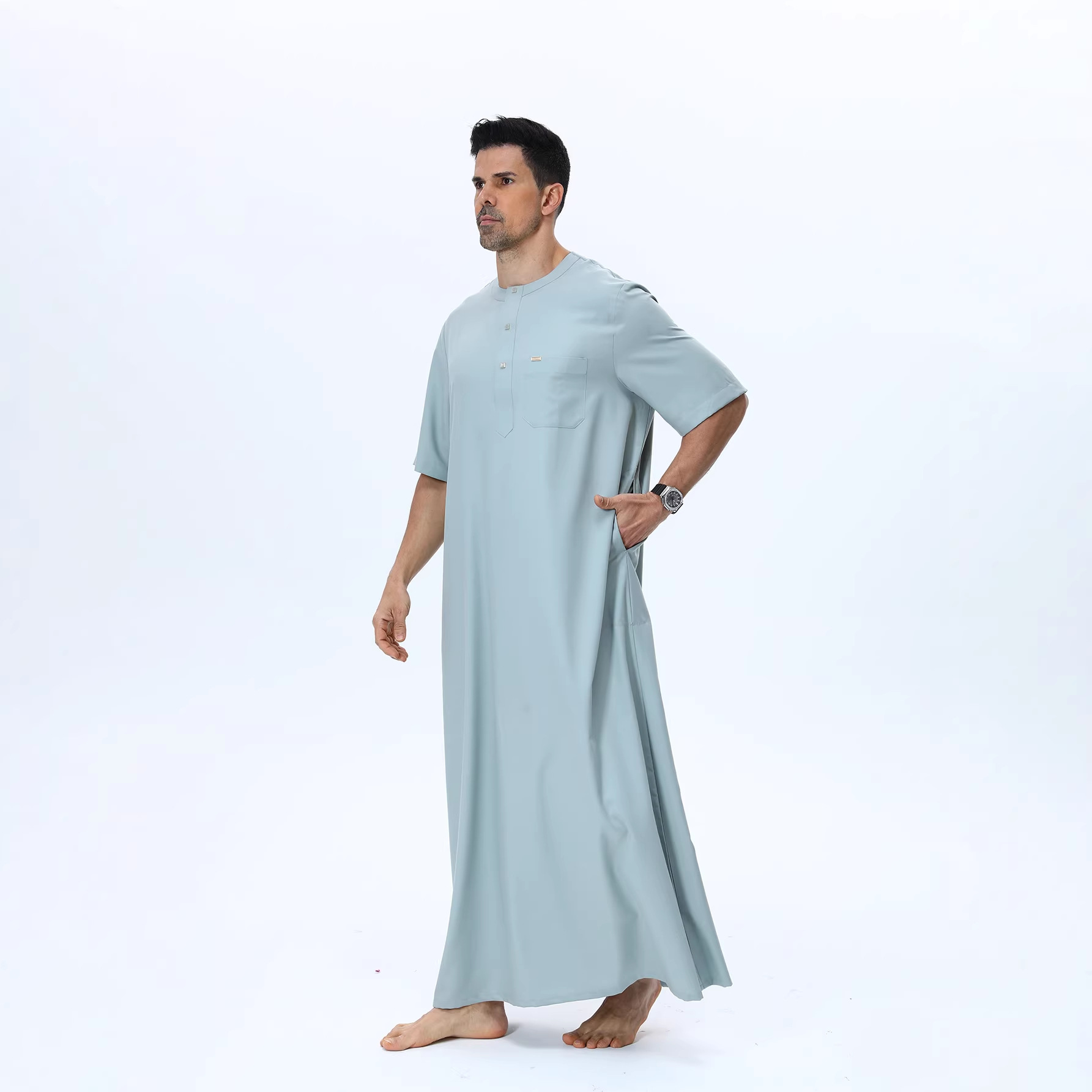 Moslim mannen Abaya Kaftan Pak - Summer Clothing Pakistan recensie en prijs